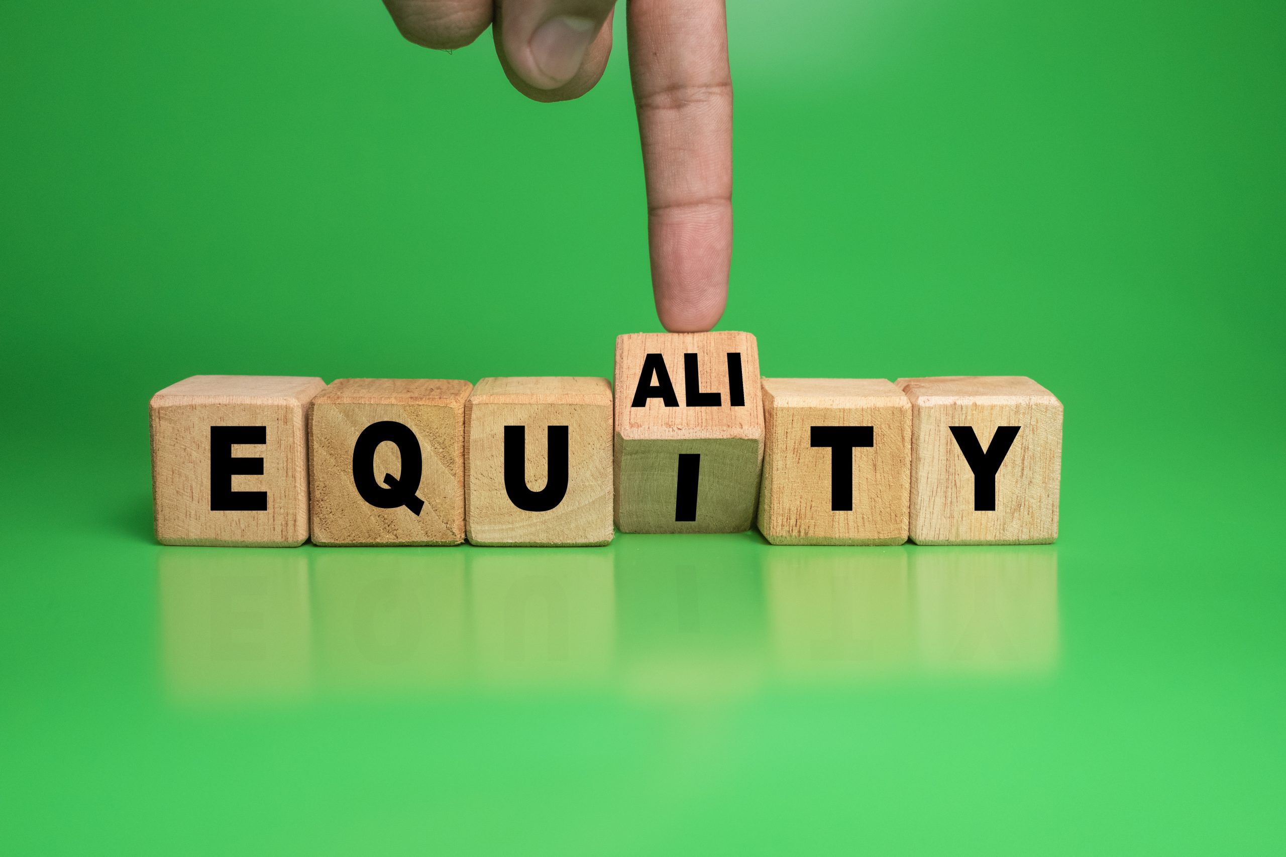 Changing between equity and equality
